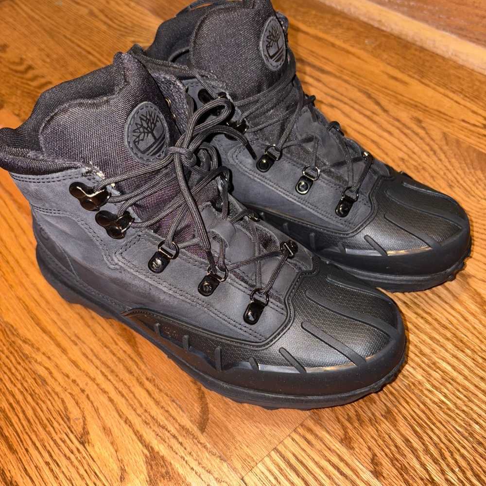 Timberland Boys Youth Black Waterproof Boots